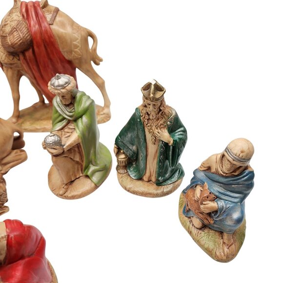 Vintage Holland Mold 1980 Nativity set 17 pieces - Picture 5 of 12